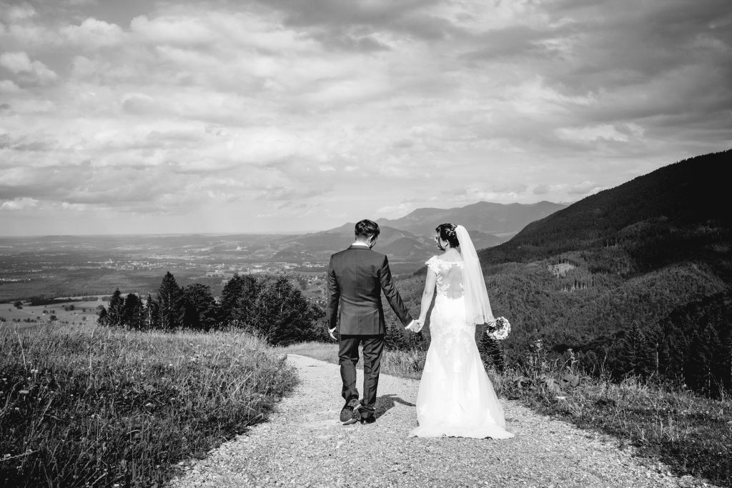 Brautpaarshooting Tregler Alm
