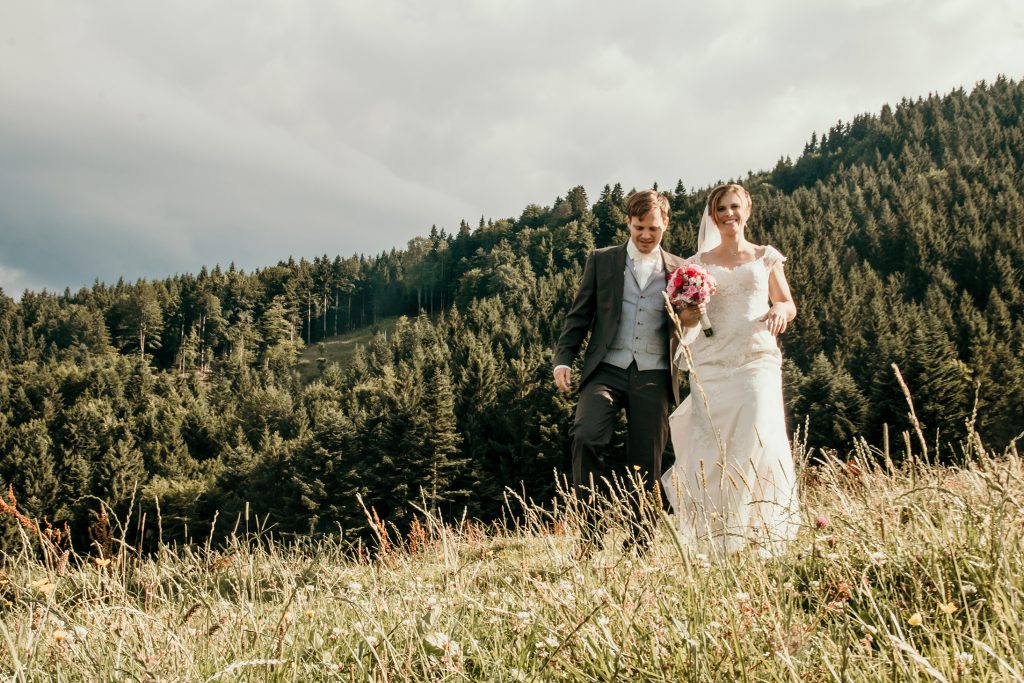 Brautpaarshooting Tregler Alm