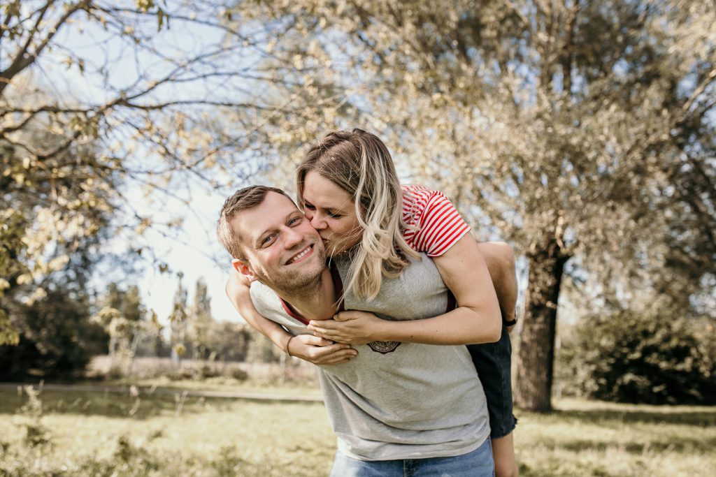 Pärchenfotos Hachinger Bach